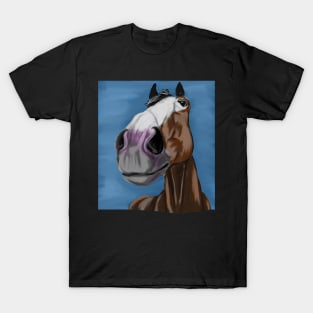 Funny horse portrait T-Shirt